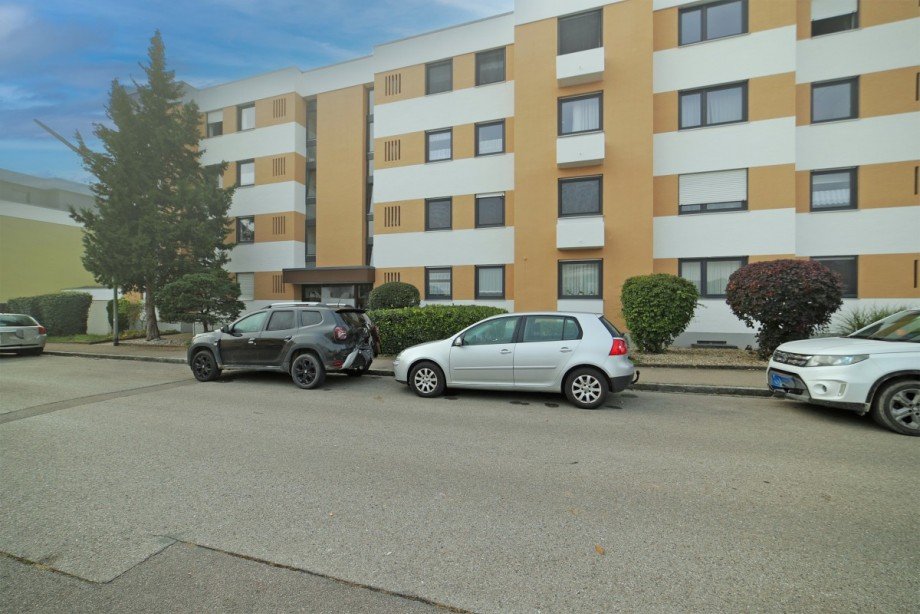 Hausansicht Etagenwohnung Augsburg