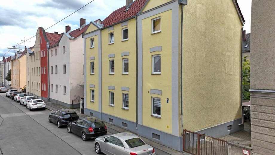 Aussenansicht Mehrfamilienhaus Augsburg